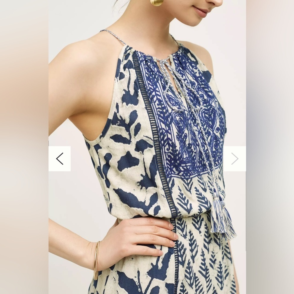 Anthropologie Boho Feminine Southwestern Festival Love Sam Soledad Maxi Dress - Picture 3 of 12